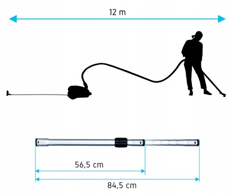 Cichy Odkurzacz workowy Yoer HEPA +6 szczotek INTELIGENTNY +PILOT