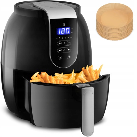 FRYTKOWNICA BEZTŁUSZCZOWA 3.6L, MOCNA, ZDROWE SMAŻENIE, NOWOCZESNY DESIGN