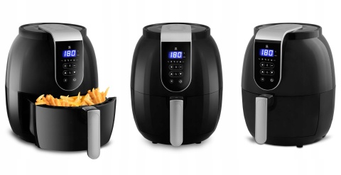FRYTKOWNICA BEZTŁUSZCZOWA 3.6L, MOCNA, ZDROWE SMAŻENIE, NOWOCZESNY DESIGN