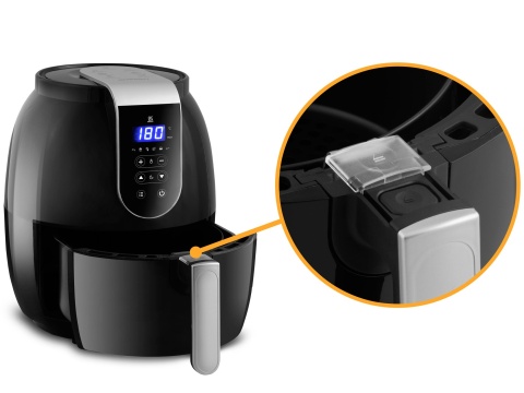 FRYTKOWNICA BEZTŁUSZCZOWA 3.6L, MOCNA, ZDROWE SMAŻENIE, NOWOCZESNY DESIGN