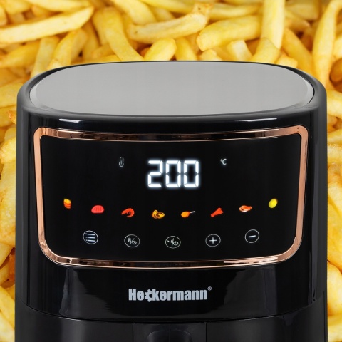 FRYTKOWNICA BEZTŁUSZCZOWA AIR FRYER 1800W 4,7L - DUŻA, ENERGOOSZCZĘDNA