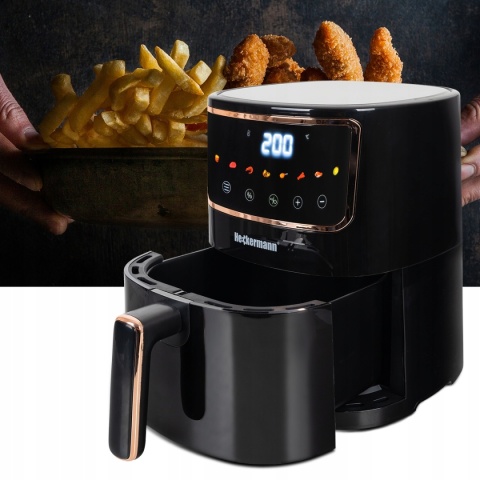 FRYTKOWNICA BEZTŁUSZCZOWA AIR FRYER 1800W 4,7L - DUŻA, ENERGOOSZCZĘDNA