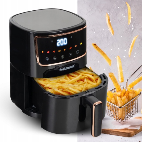 FRYTKOWNICA BEZTŁUSZCZOWA AIR FRYER 1800W 4,7L - DUŻA, ENERGOOSZCZĘDNA