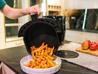 FRYTKOWNICA BEZTŁUSZCZOWA AIR FRYER XL - 8 PROGRAMÓW, ZDROWE GOTOWANIE