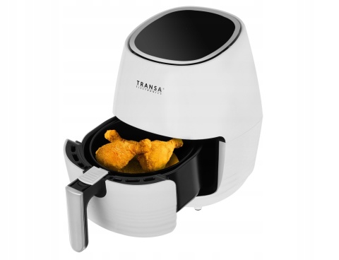 FRYTKOWNICA BEZTŁUSZCZOWA BIAŁA 2,5L LED 5 PROGRAMÓW, BIAŁA, PANEL DOTYKOWY