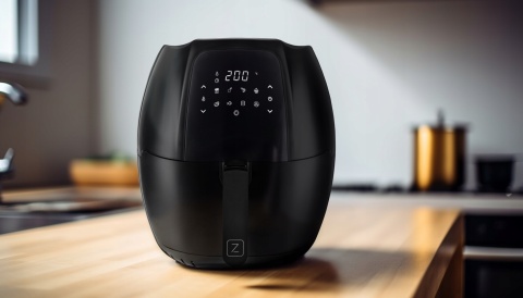 FRYTKOWNICA BEZTŁUSZCZOWA CZARNA ZEEGMA KNAPPER GRAND 7.7L 1800W LCD TIMER