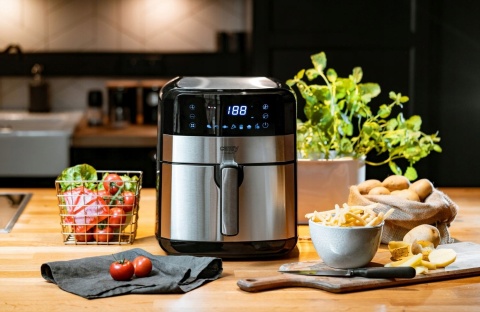 FRYTKOWNICA BEZTŁUSZCZOWA XXL AIR FRYER 5L 2500W - DUŻA MOC I POJEMNOŚĆ
