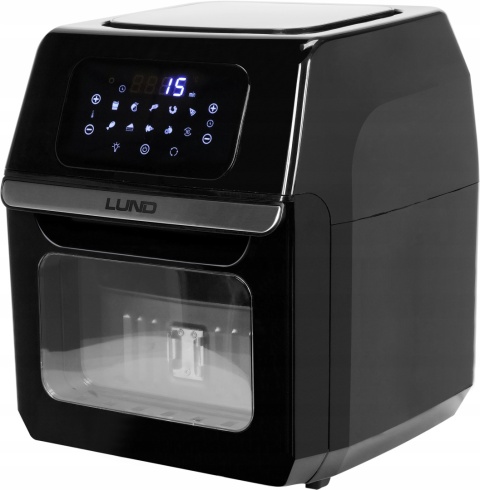 FRYTKOWNICA BEZTŁUSZCZOWA LUND 12L 1800W LCD 10 PROGRAMÓW, TIMER, PIEKARNIK