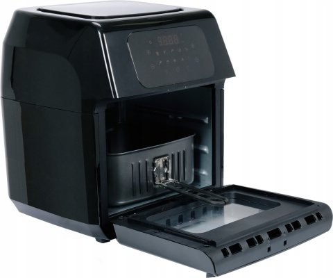 FRYTKOWNICA BEZTŁUSZCZOWA LUND 12L 1800W LCD 10 PROGRAMÓW, TIMER, PIEKARNIK