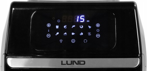 FRYTKOWNICA BEZTŁUSZCZOWA LUND 12L 1800W LCD 10 PROGRAMÓW, TIMER, PIEKARNIK