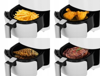 FRYTKOWNICA BEZTŁUSZCZOWA MULTIFRYER WHITE 2,5L LED 5 PROGRAMÓW QUICK AIR