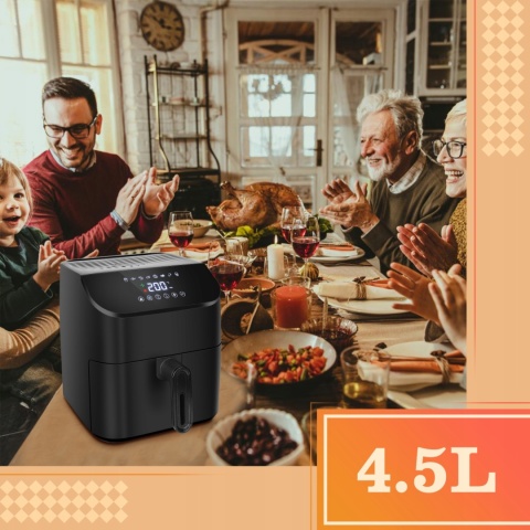 FRYTKOWNICA BEZTŁUSZCZOWA TAYLOR SWODEN 4,5L 1350W CYFROWY WYŚWIETLACZ