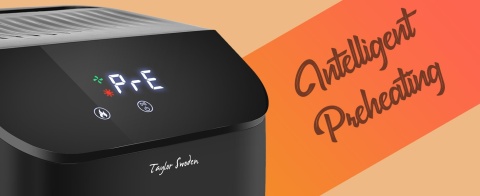 FRYTKOWNICA BEZTŁUSZCZOWA TAYLOR SWODEN 4,5L 1350W CYFROWY WYŚWIETLACZ