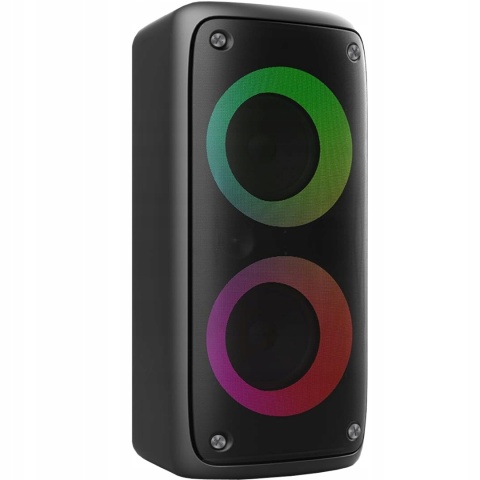 GŁOŚNIK PRO BLUETOOTH 4-WBUD. 37CM LED FM USB, 4000MAH, GRATIS MIKROFON