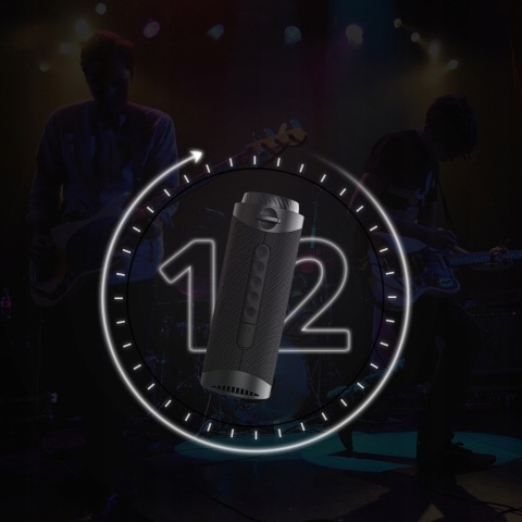 GŁOŚNIK PRZENOŚNY TRONSMART T7 30W CZARNY BLUETOOTH 5.3 LED TWS WODOODPORNY