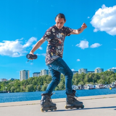 GŁOŚNIK PRZENOŚNY TRONSMART T7 30W CZARNY BLUETOOTH 5.3 LED TWS WODOODPORNY