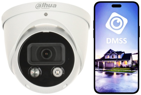 KAMERA IP DAHUA 8MPx UHD 2.8MM FULL-COLOR POE Z DETEKCJĄ LUDZI I POJAZDÓW