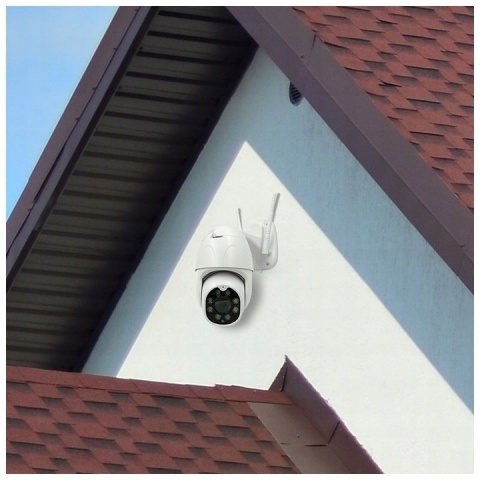 KAMERA IP WIFI ZEWNĘTRZNA 2MP FULLHD, OBROTOWA 355° ZOOM4X, DETEKCJA RUCHU