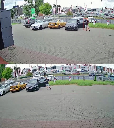 KAMERA IP WIFI ZEWNĘTRZNA OBROTOWA FULL HD 2 OBIEKTYWY IR, ZOOM X4 ALARM