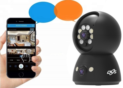 KAMERA WIFI IP 2MPx OBROTOWA NIANIA Z ZOOM 4X, NA ŻYWO I DETEKCJĄ RUCHU