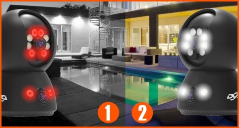 KAMERA WIFI IP 2MPx OBROTOWA NIANIA Z ZOOM 4X, NA ŻYWO I DETEKCJĄ RUCHU