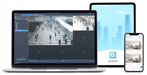 KAMERA ZEWNETRZNA IP WIFI 4MPx 2K+ PODCZERWIEŃ 30M DETEKCJA RUCHU BIAŁA