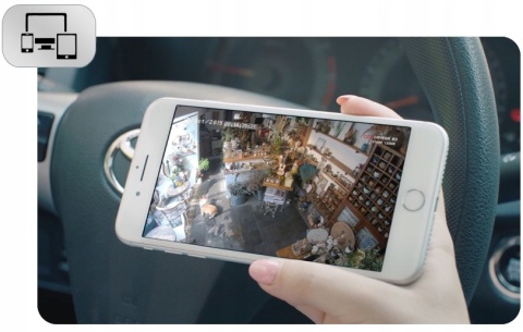 KAMERA ZEWNETRZNA IP WIFI 4MPx 2K+ PODCZERWIEŃ 30M DETEKCJA RUCHU BIAŁA