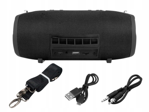 MOCNY GŁOŚNIK BLUETOOTH BLOW 2X6W RADIO FM USB/SD 2000MAH, KOMPAKTOWY