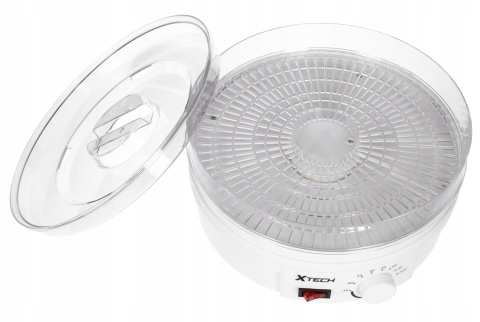 NOWOCZESNA SUSZARKA DO ŻYWNOŚCI XTECH 600W 5 POZIOMÓW REGULACJA TEMPERATURY