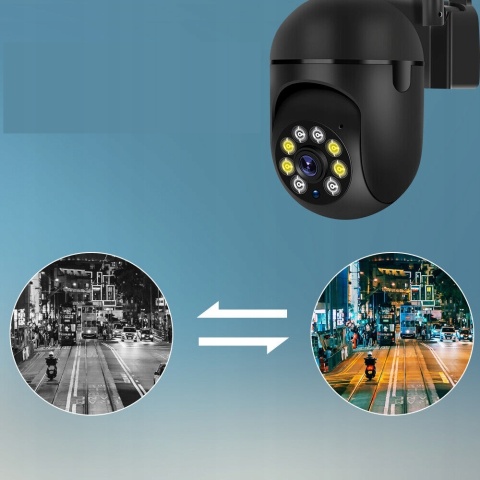OBROTOWA KAMERA IP HD 1080P WIFI 5G NOKTOWIZJA DWUKIERUNKOWE AUDIO DETEKCJA