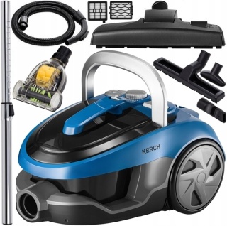 ODKURZACZ CYKLONOWY BEZWORKOWY KERCH MASTER 3999W 2.5L + TURBOSZCZOTKA
