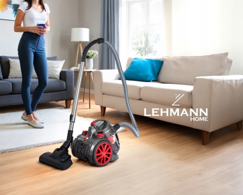 ODKURZACZ CYKLONOWY BEZWORKOWY TURBOSZCZOTKA 4000W REGULACJA MOCY ZWIJACZ