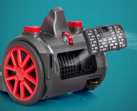 ODKURZACZ CYKLONOWY BEZWORKOWY TURBOSZCZOTKA 4000W REGULACJA MOCY ZWIJACZ