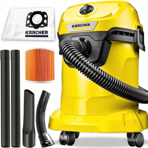 ORYGINALNY ODKURZACZ BEZWORKOWY UNIWERSALNY WD3 KARCHER NADMUCH TURBO XXXXL