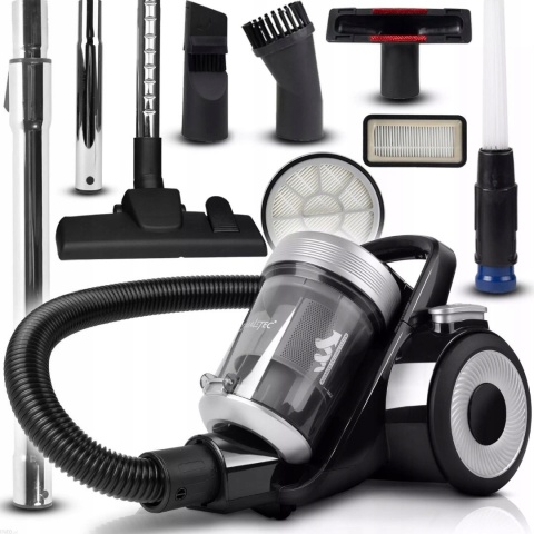 Odkurzacz CYKLONOWY MALTEC Bezworkowy LEKKI MOCNY CICHY 4000W