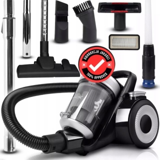 Odkurzacz CYKLONOWY MALTEC Bezworkowy LEKKI MOCNY CICHY 4000W