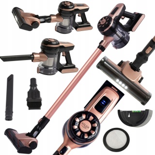 Odkurzacz Pionowy Bezprzewodowy Ręczny Bezworkowy 2w1 ELEKTROSZCZOTKA HEPA