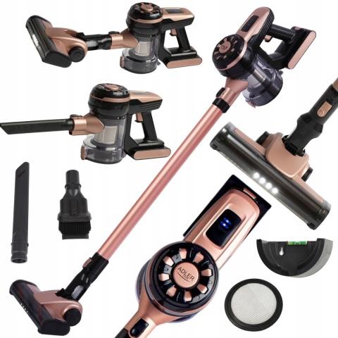 Odkurzacz Pionowy Bezprzewodowy Ręczny Bezworkowy 2w1 ELEKTROSZCZOTKA HEPA