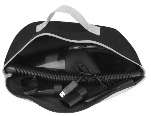 Odkurzacz Ręczny Samochodowy Bezprzewodowy Mocny Akumulatorowy + Końcówki