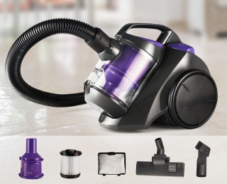 Odkurzacz bezworkowy Balter Home Vento A1 Purple