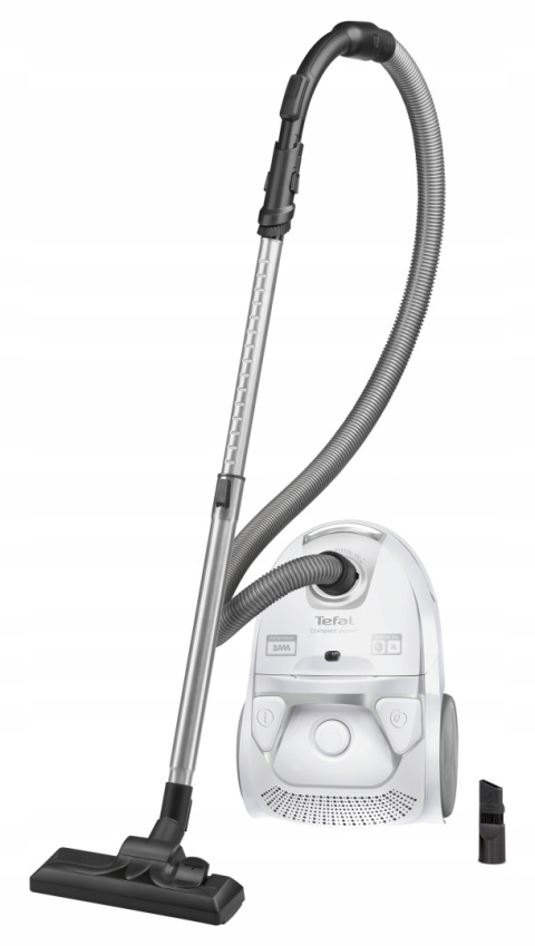 Odkurzacz tradycyjny workowy Tefal Compact Power TW3927 900W mocny biały