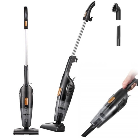 PIONOWY ODKURZACZ PRZEWODOWY RĘCZNY DEERMA DX115C 600W 2W1 Z AKCESORIAMI