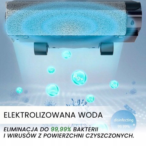 Myjący Odkurzacz Bezprzewodowy Typhoon 7W1 Uv Mop 150Aw 290W Cyklonowy