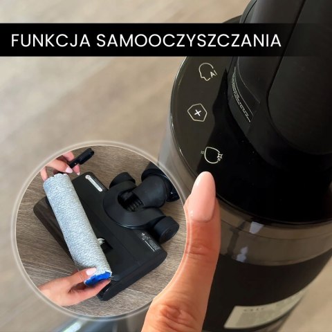 Myjący Odkurzacz Bezprzewodowy Typhoon 7W1 Uv Mop 150Aw 290W Cyklonowy