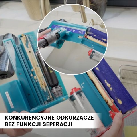 Myjący Odkurzacz Bezprzewodowy Typhoon 7W1 Uv Mop 150Aw 290W Cyklonowy