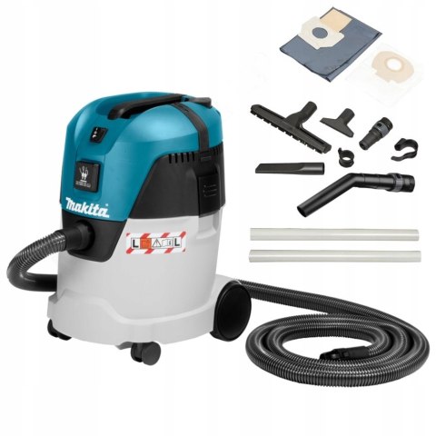 Odkurzacz przemysłowy Makita VC2512L, 1000 W, 25 l, mokro/sucho
