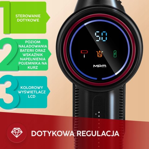 Odkurzacz Pionowy Bezprzewodowy Mpm Mod-72 400W Lcd Dotykowa Goflex 45Min