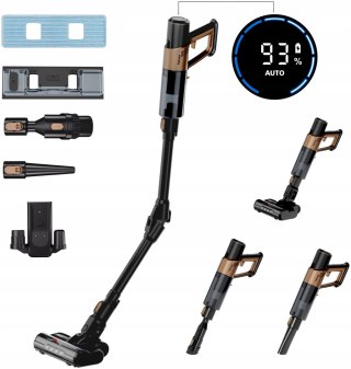 Odkurzacz Pionowy Foksier S11 Pro 35000Pa 90Min 2W1 Dotyk, Flex I Led Ultra