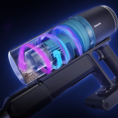 Odkurzacz Pionowy Philips 3000 Led Bezprzewodowy Ręczny 60Min Hepa 25.2V