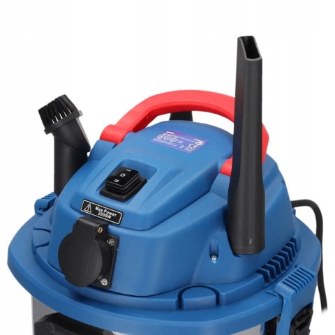 Odkurzacz Przemysłowy Dedra Ded6597 1600W 20L 5W1 Gips/Popioł Dmuchawa